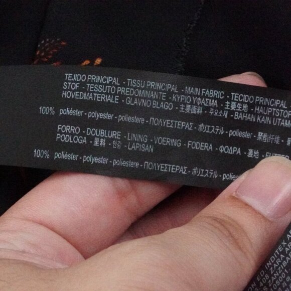 Zara Wrap Midi Dress Womens Womens Small Fluttered Floral Print Multi Color - Picture 9 of 16